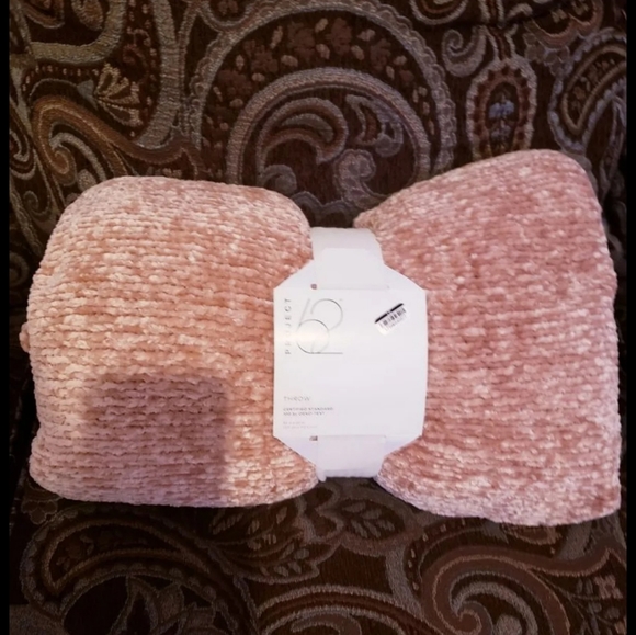 Project62 Bedding Project 62 Shine Blush Chenille Throw Blanket Poshmark
